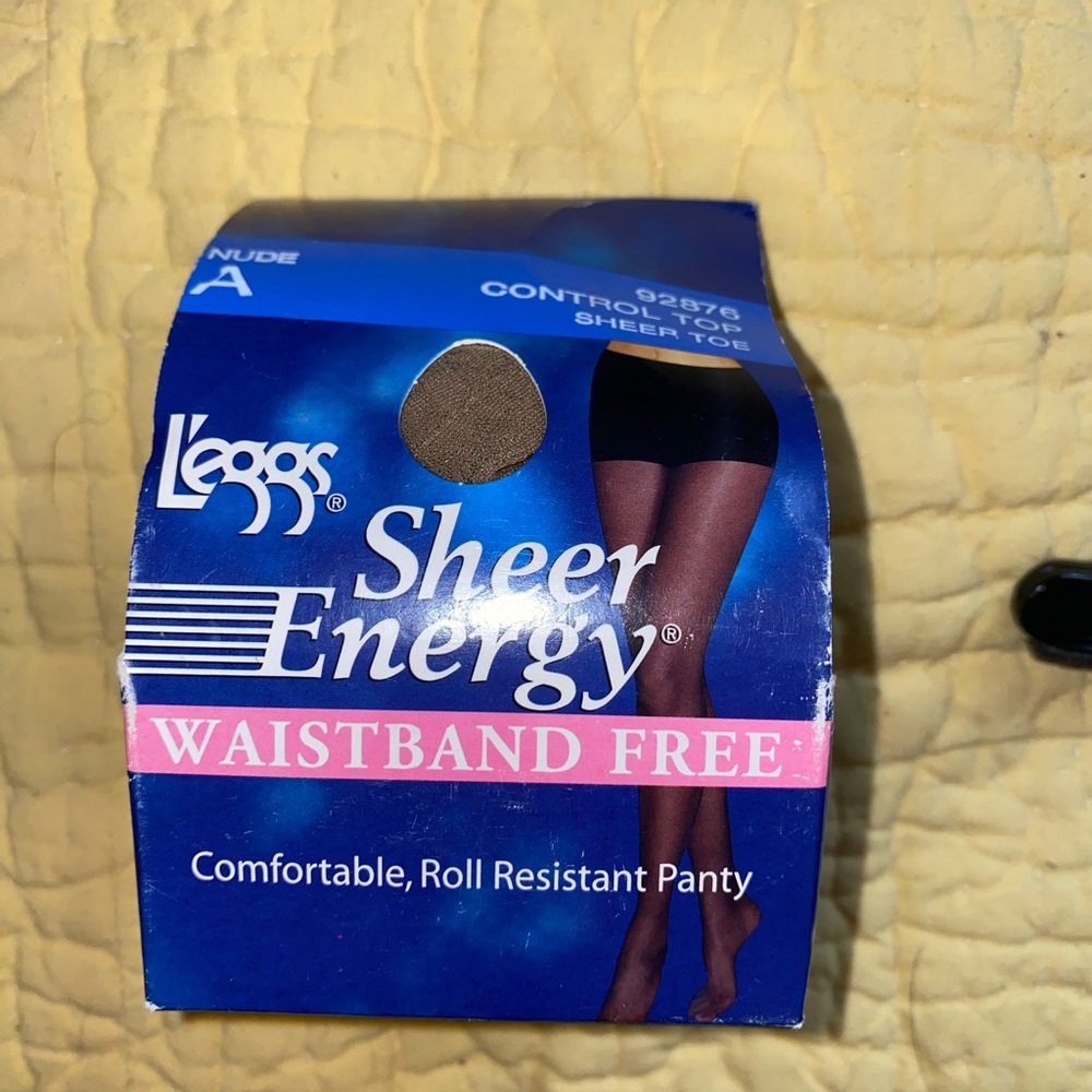 Sheer Energy Waistband Free Pantyhose - Nude